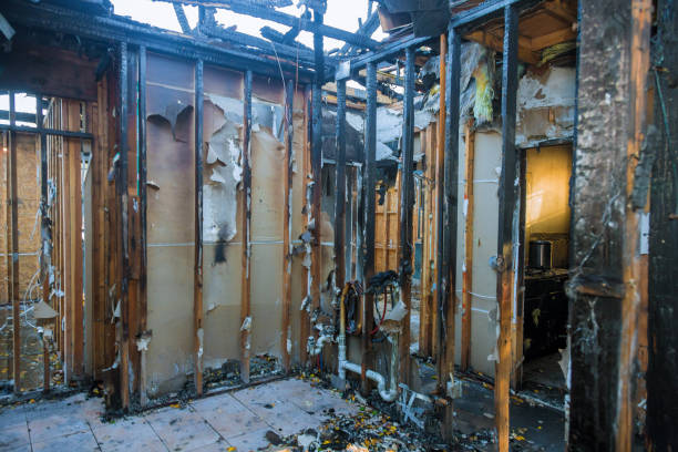 Professional Soot Cleanup technician working in Prosper, TX